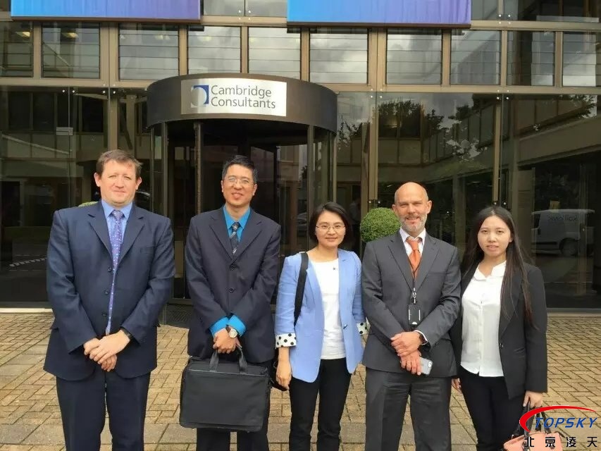 北京凌天派員赴英國考察