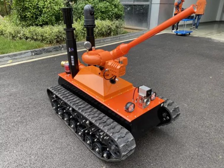 【新品發布】有了干粉滅火機器人，滅了它:電力管廊火災