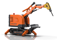 破拆機(jī)器人（音視頻傳輸、環(huán)境氣體探測+配備破碎錘、圓盤鋸、液壓剪、夾抓裝置等屬具，具有破拆、切割、剪切、抓取等功能）