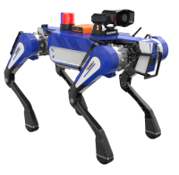 治安巡邏四足機器狗 （40kg超級大狗，四合一多功能模塊（喊話+照明+警示+拾音））